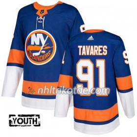 New York Islanders Trikot John Tavares 91 Adidas 2017-2018 Blau Authentic - Kinder